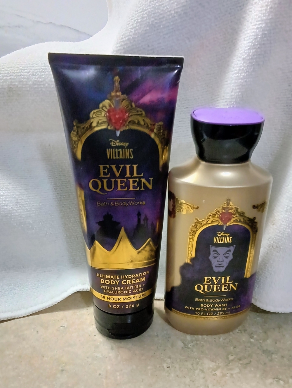 Bath & Body Works Disney Villains Evil Queen Body Wash and Lotion Set